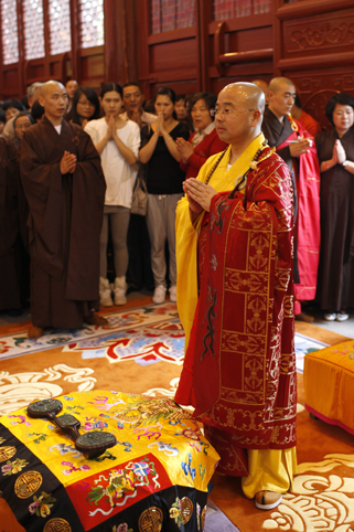 净大和尚四秩华诞 松纯长老衣钵真传